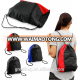 Colorblock Drawstring Backpack Cinch Sack School Sport Pack Custom Logo Gym Bag