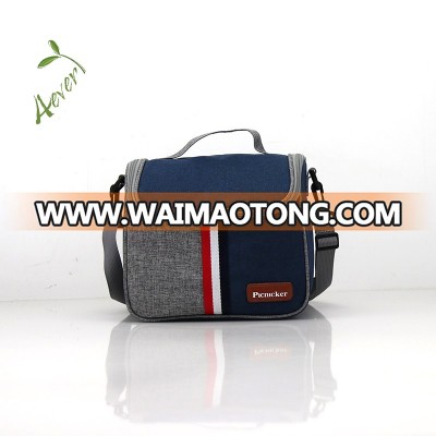 Lunch bag insulated cooler box tote with shoulder strap for men & women