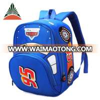 Waterproof 3D Cartoon Car Backpack Child School Bag For Boys