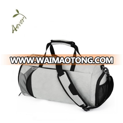 2018 Factory Price Gym Sports Small Duffel Bag with Shoes Compartment for Men and Women