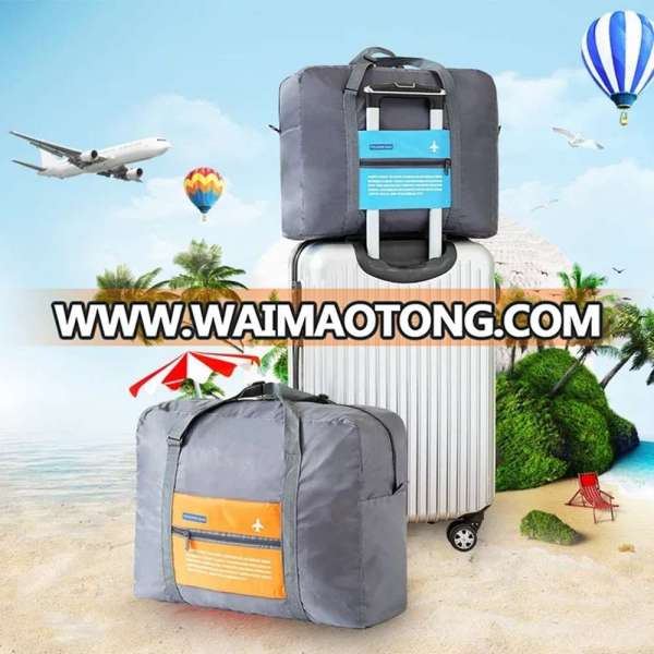 Hot sale duffle style waterproof durable nylon luggage foldable travel bag